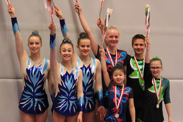 Gymsport Leiden sterk bij plaatsingswedstrijd Acrogym